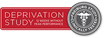 Deprivation Study: 12 weeks without peak performance